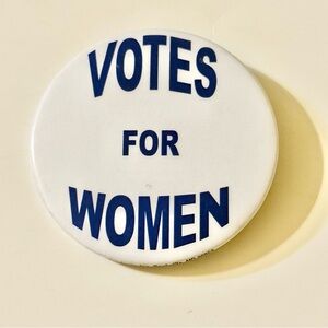 Votes for Women Button Pin